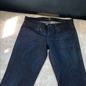 For all mankind 7 dark blue jeans size 26